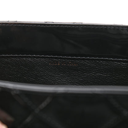 Chanel Patent Quilted Shoulder Bag Black 10 of 11