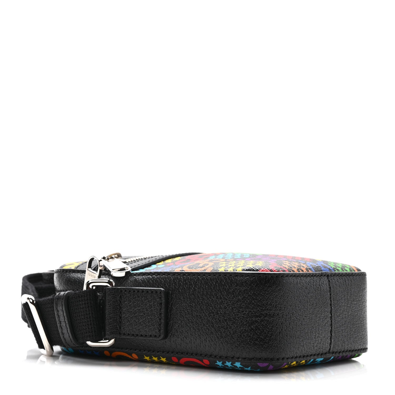 Gucci GG Supreme Monogram Psychedelic Messenger Bag Black 4 of 9