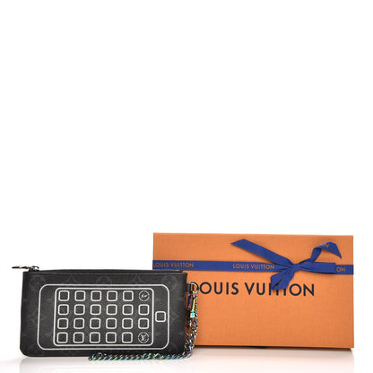 Louis Vuitton Monogram Eclipse Flash Fragment IPhone Pouch 8 of 8