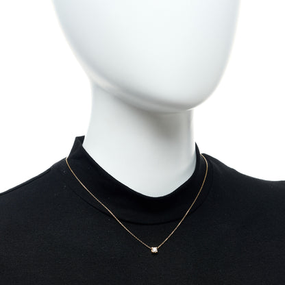 Cartier 18K Pink Gold Diamond .30ct C De Cartier Pendant Necklace 2 of 5