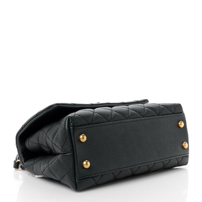 Chanel Caviar Quilted Mini Coco Handle Flap Black 4 of 15