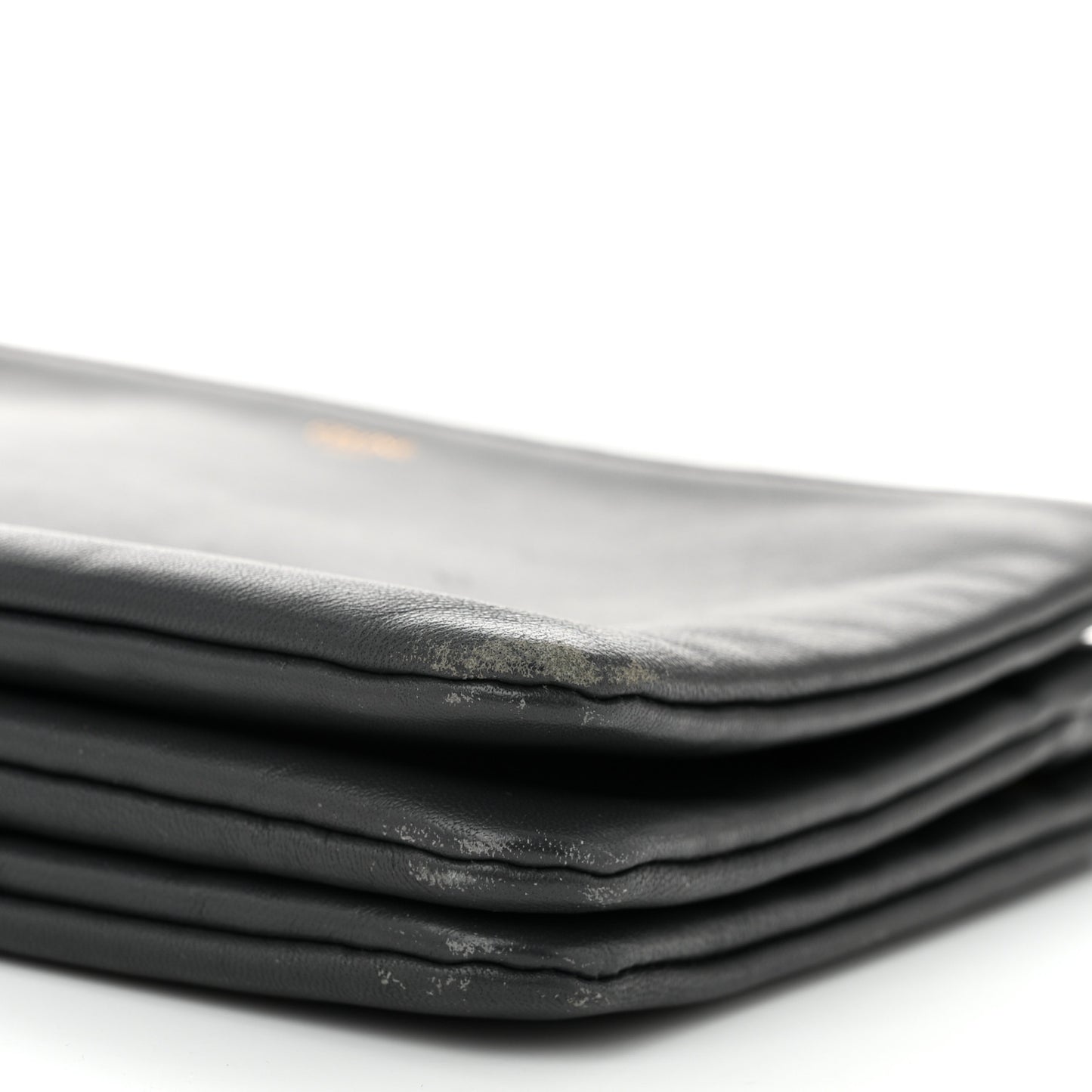 Lambskin Small Trio Crossbody Bag Anthracite