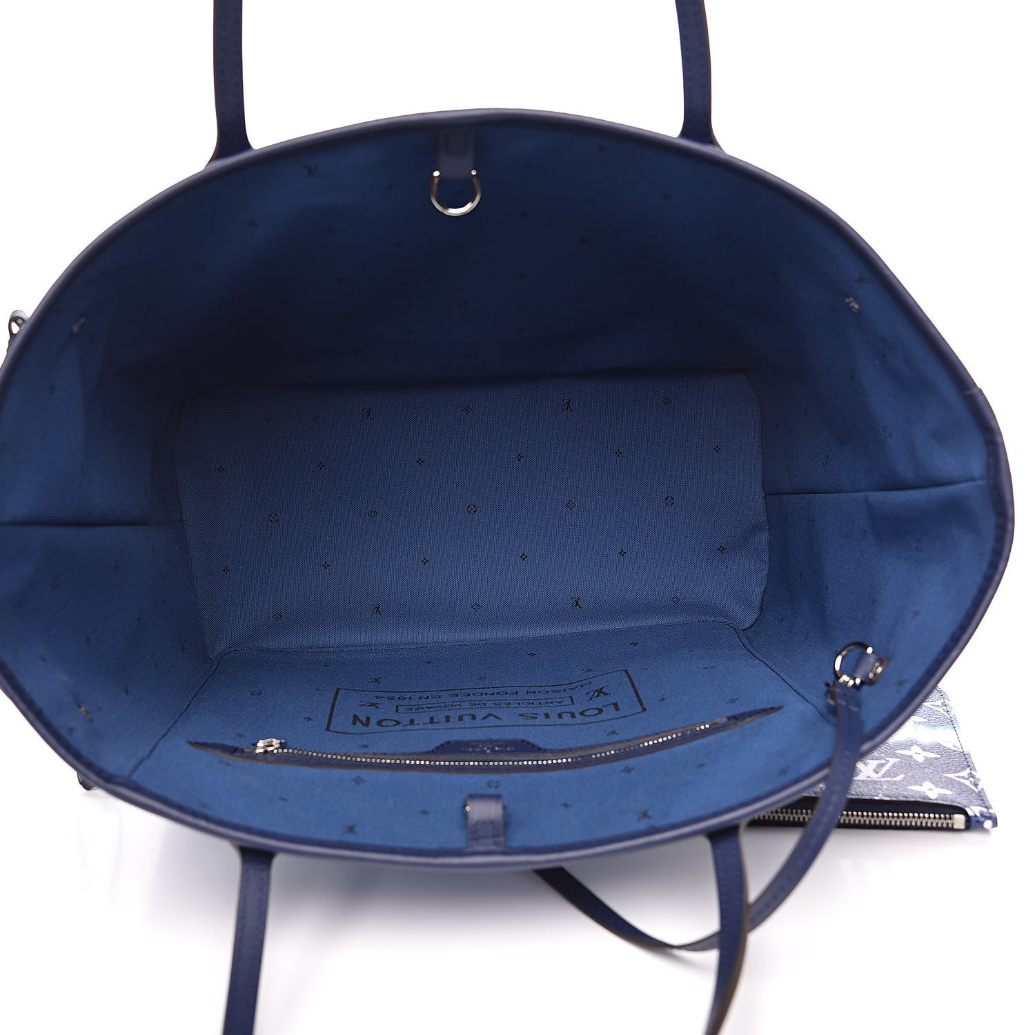 Louis Vuitton Monogram Escale Neverfull MM Blue 5 of 10