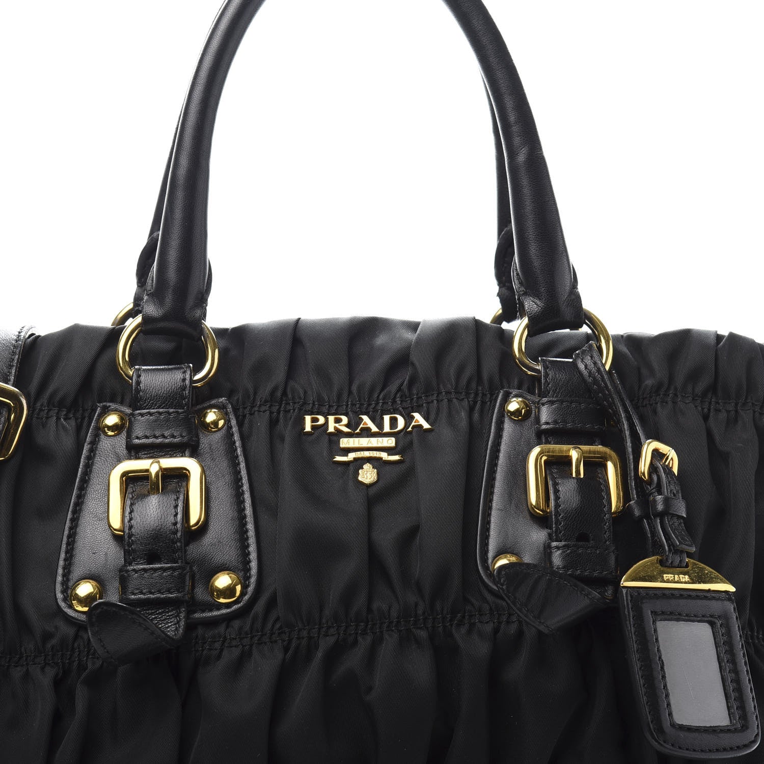 Prada Tessuto Nylon Gaufre Tote Black 16 of 16