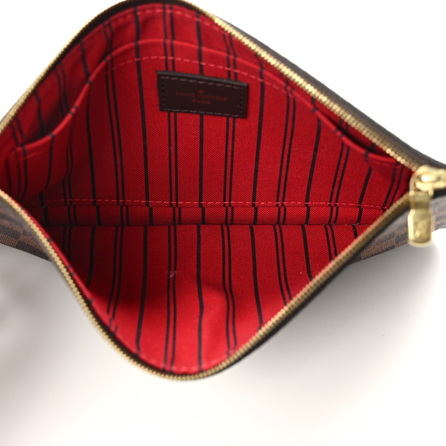 Louis Vuitton Damier Ebene Neverfull MM GM Pochette 5 of 6