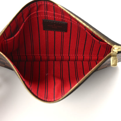 Louis Vuitton Damier Ebene Neverfull MM GM Pochette 5 of 6