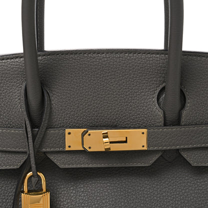Hermes Togo Birkin 30 Gris Meyer 8 of 11