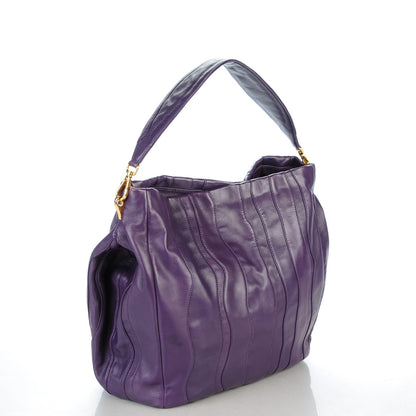 Prada Nappa Stripes Shoulder Bag Viola 3 of 7
