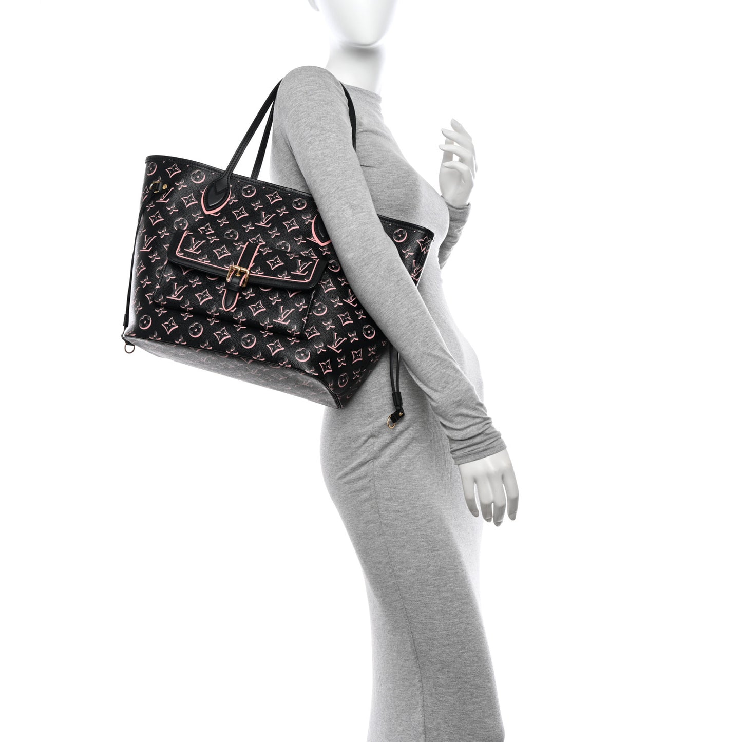 Monogram Fall For You Neverfull MM Black