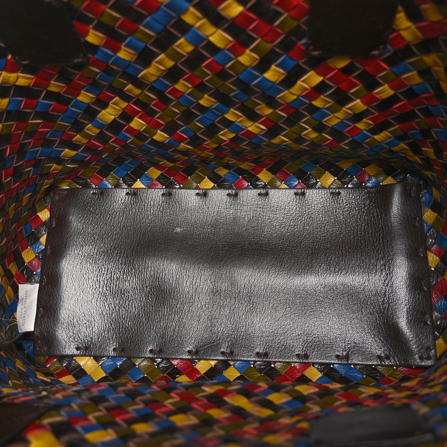 Bottega Veneta Shiny Goatskin Intrecciato Small Cabat Multicolor 6 of 12
