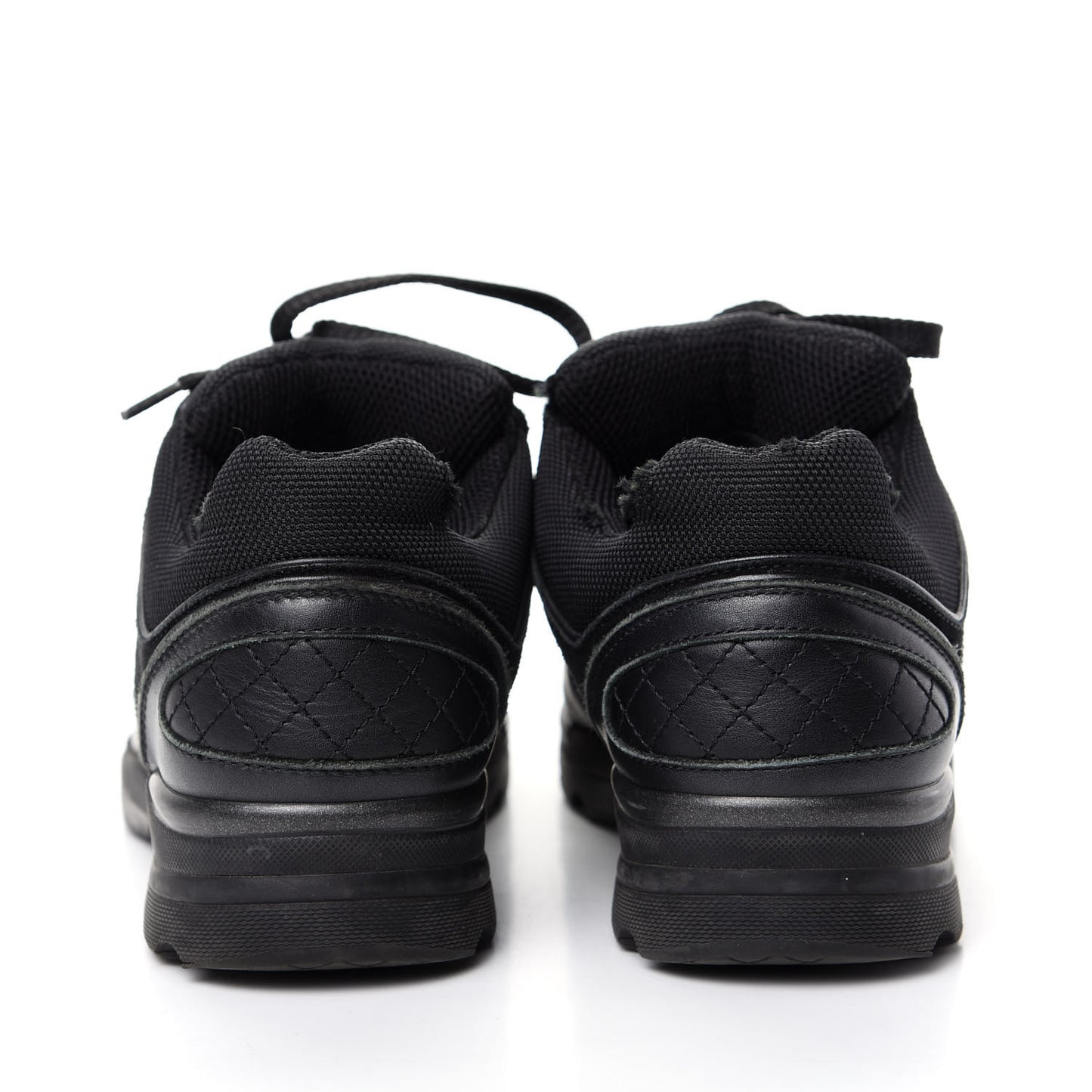 Toile Suede Calfskin CC Sneakers 35.5 Black