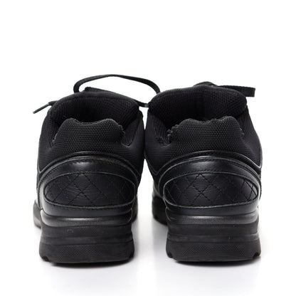 Chanel Toile Suede Calfskin CC Sneakers 35.5 Black 7 of 15