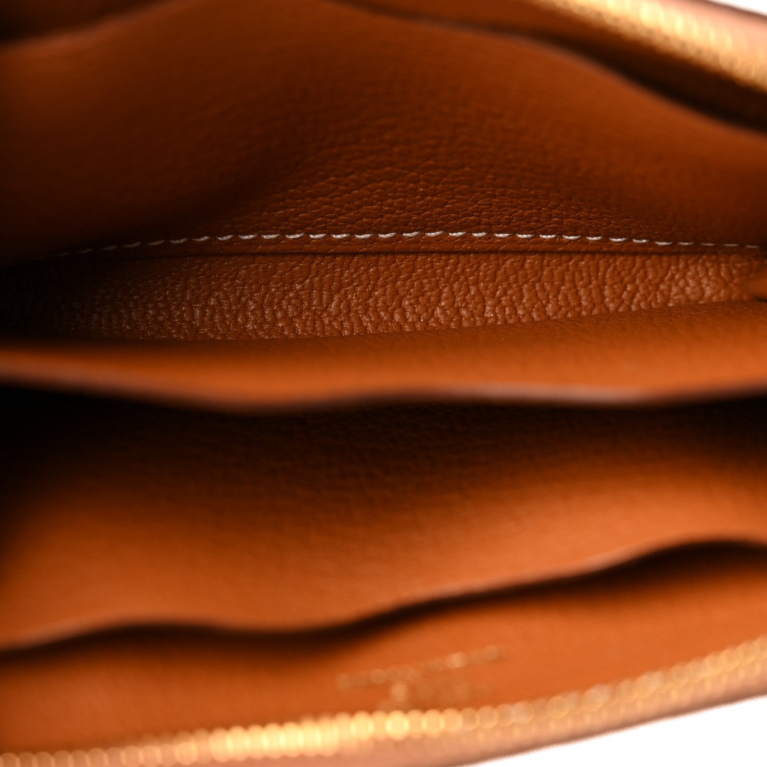 Hermes Evercolor Zipengo Chain D'Ancre Compact Cardholder Gold 5 of 8