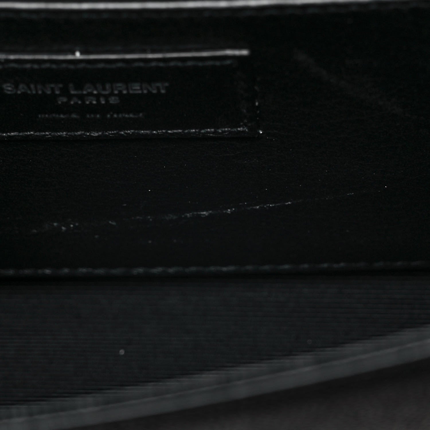 Saint Laurent Grain De Poudre Small Monogram Kate Satchel Black 9 of 9