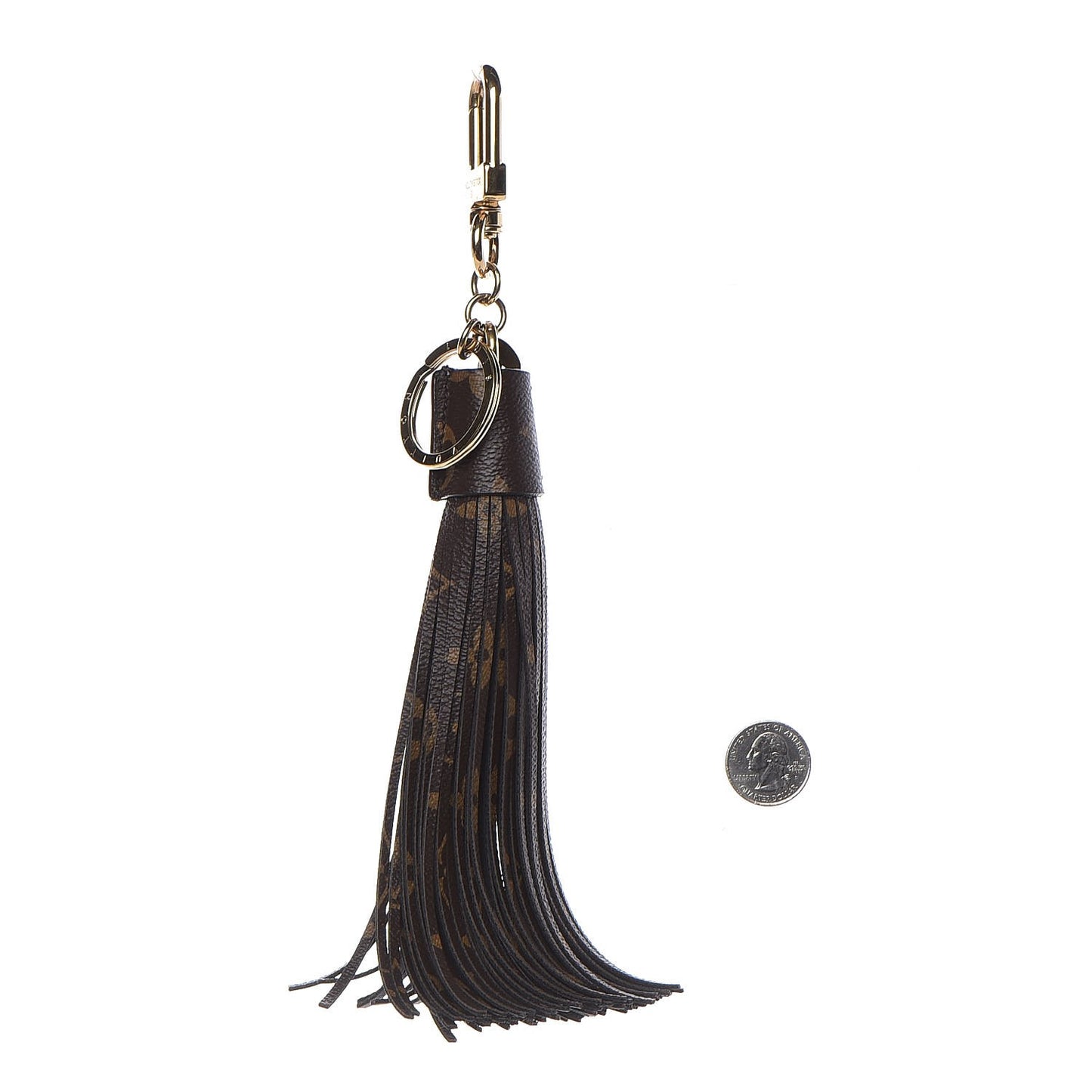 Monogram Tassel Bag Charm