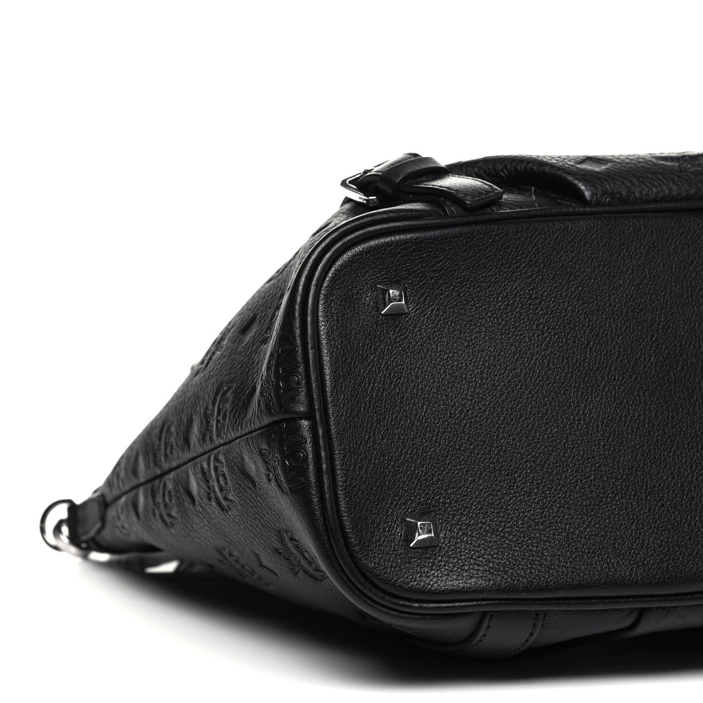Calfskin Ottomar Monogram Tote Black