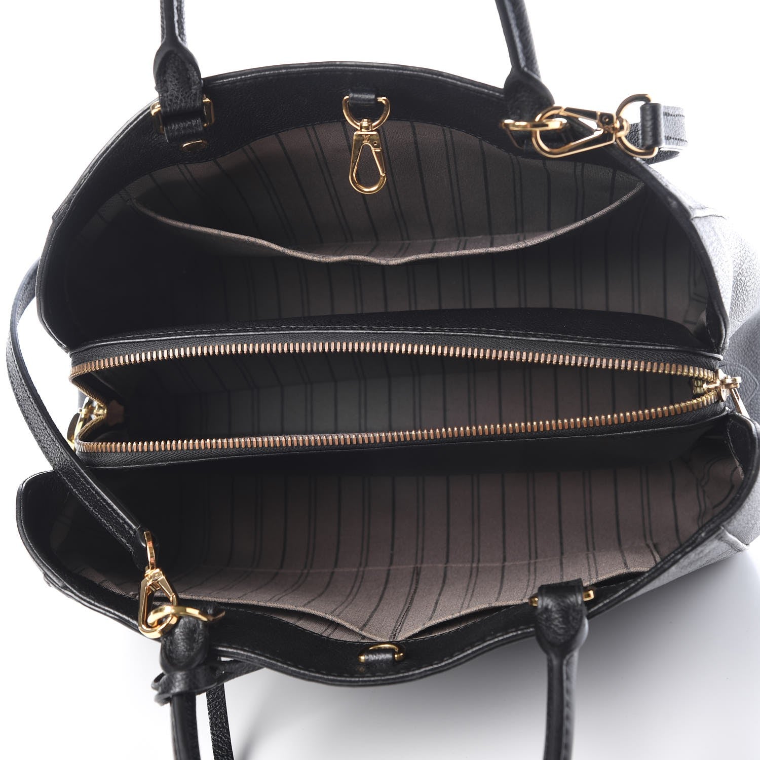 Louis Vuitton Empreinte Montaigne MM Black 6 of 9