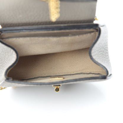 Chloe Grained Lambskin Mini Drew Crossbody Backpack Motty Grey 5 of 9