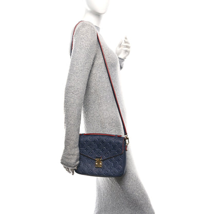 Louis Vuitton Empreinte Pochette Metis Marine Rouge 2 of 10