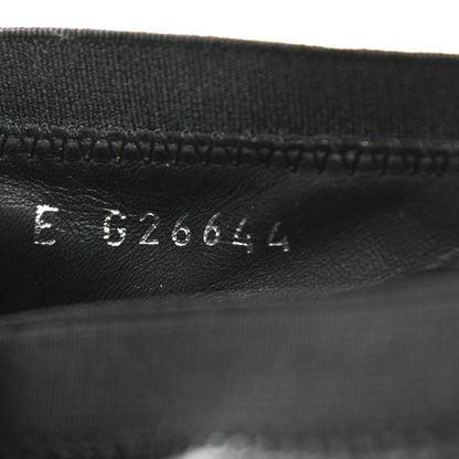 Chanel Lambskin Patent CC Elastic Cap Toe Ballerina Pumps 37 Black 8 of 10