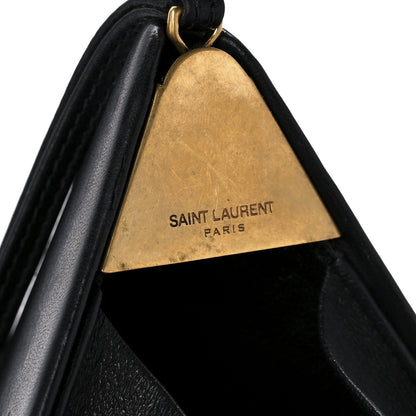 Saint Laurent Lambskin Pyramid Clutch Black 6 of 12
