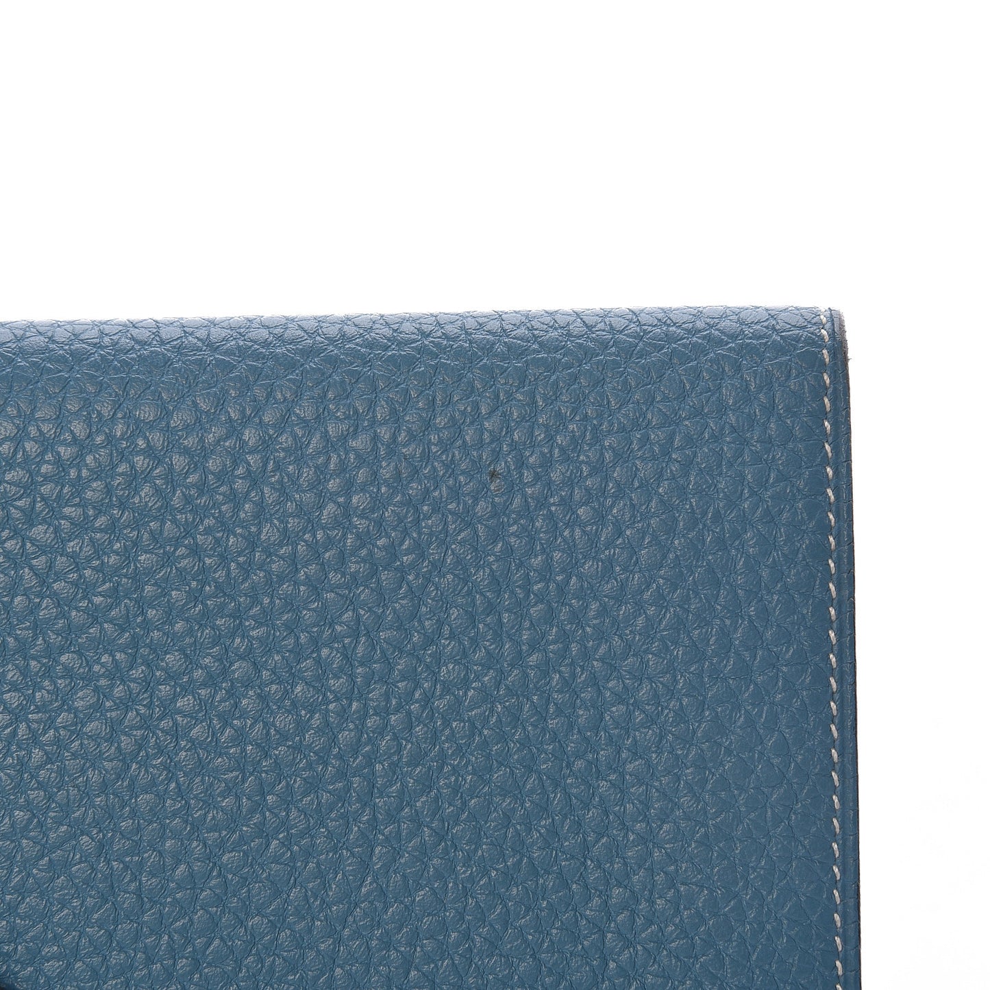 Togo Dogon Duo Wallet Blue Jean