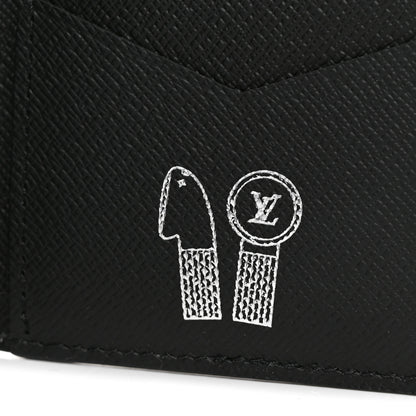 Louis Vuitton Monogram Iridescent Pocket Organizer NM Black 7 of 8