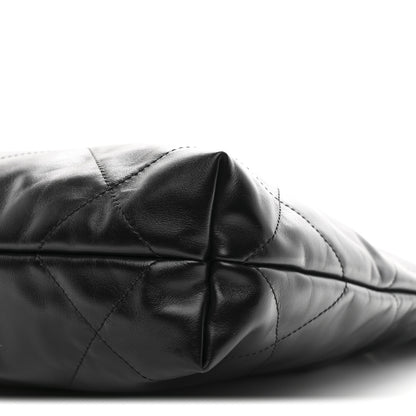 Chanel Shiny Calfskin Quilted Small Chanel 22 Black 12 of 13