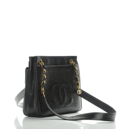 Chanel Caviar Flap Shoulder Bag Black 3 of 8