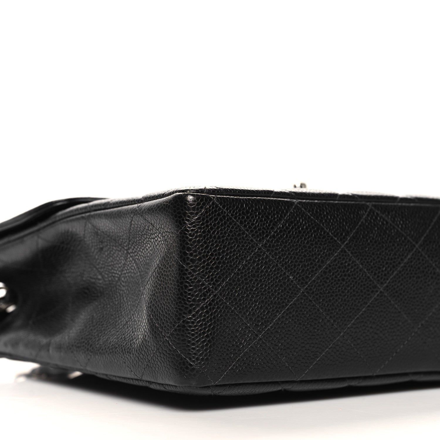 Chanel Caviar Jumbo Single Flap Black 9 of 10