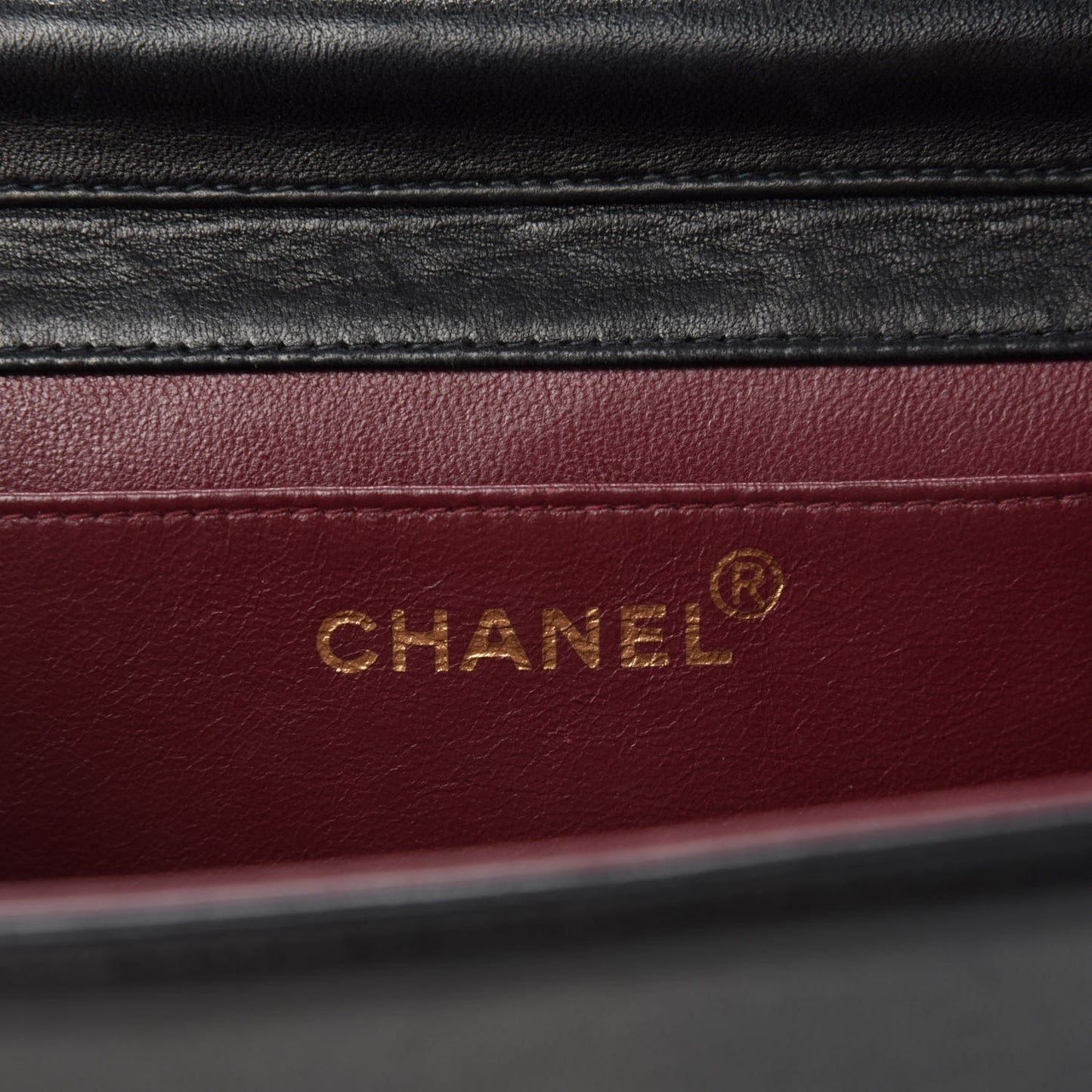 Lambskin Quilted Mini Flap Black