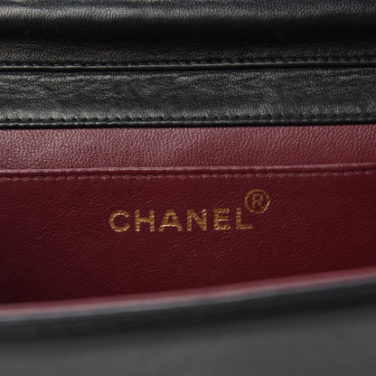 Chanel Lambskin Quilted Mini Flap Black 10 of 13