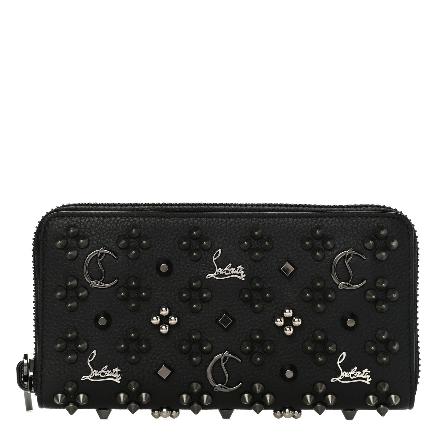 Calfskin Loubinthesky Panettone Wallet Black Multimetal