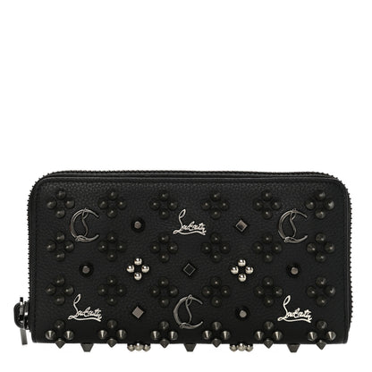 Christian Louboutin Calfskin Loubinthesky Panettone Wallet Black Multimetal 1 of 10