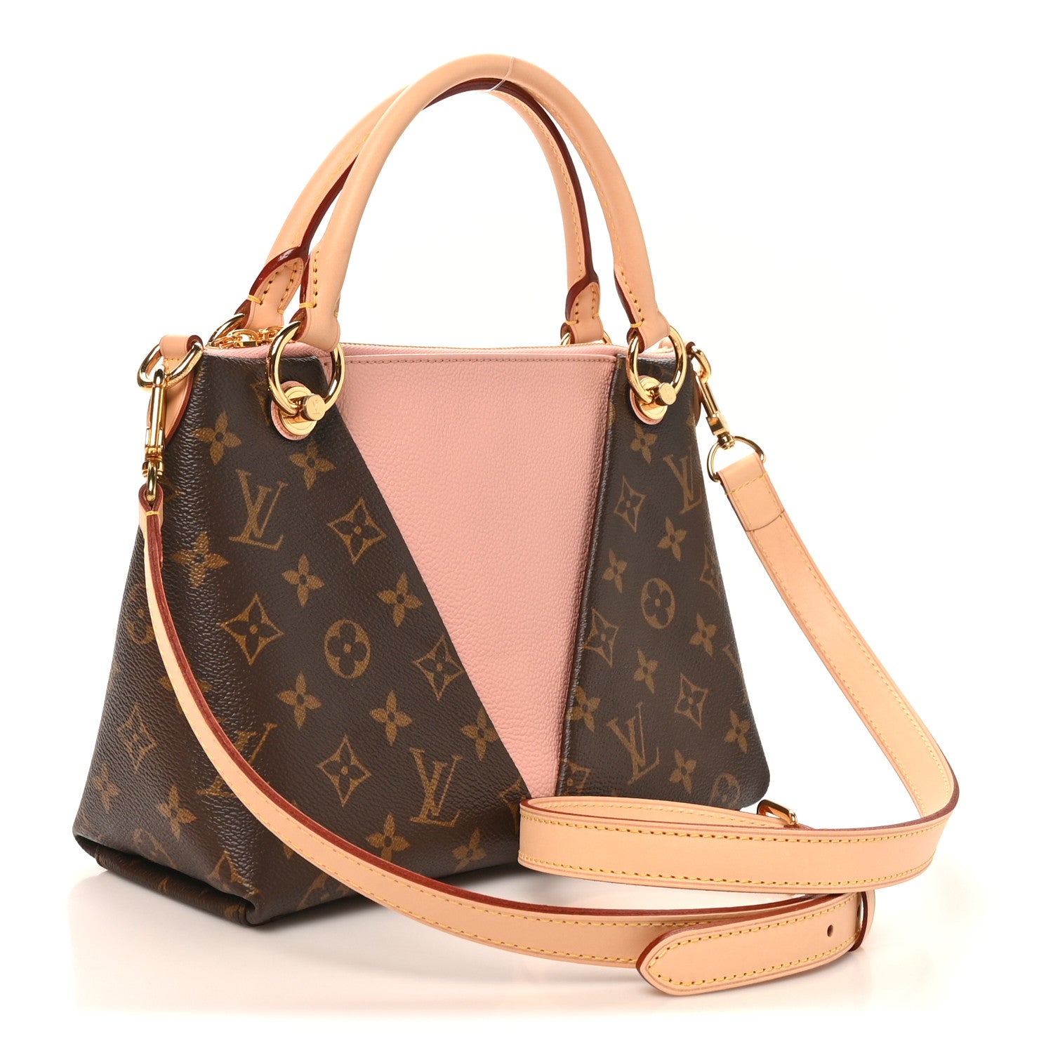 Louis Vuitton Monogram V Tote BB Rose Poudre 3 of 10