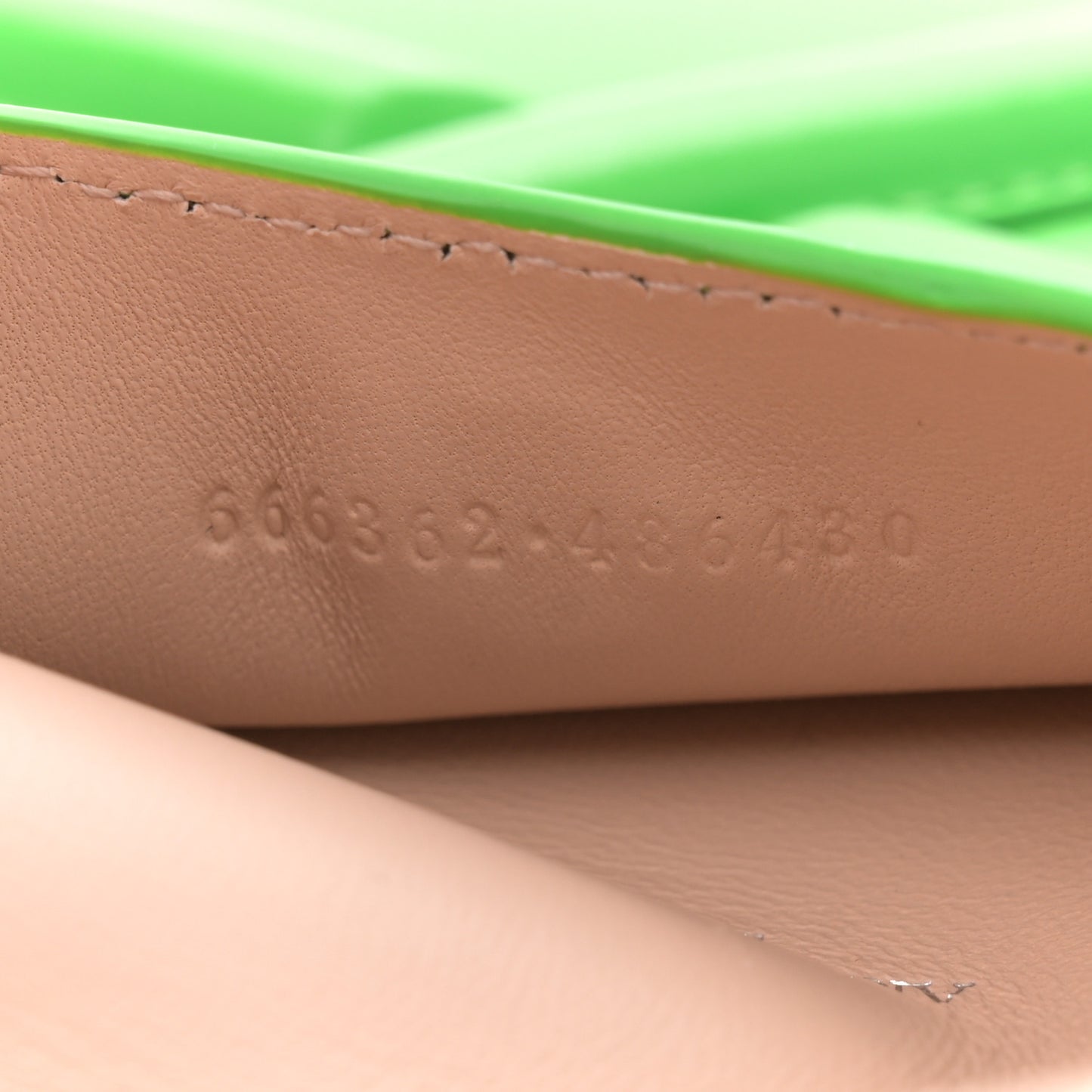 Calfskin The Curve Micro Crossbody Pouch Bag Kelly Green