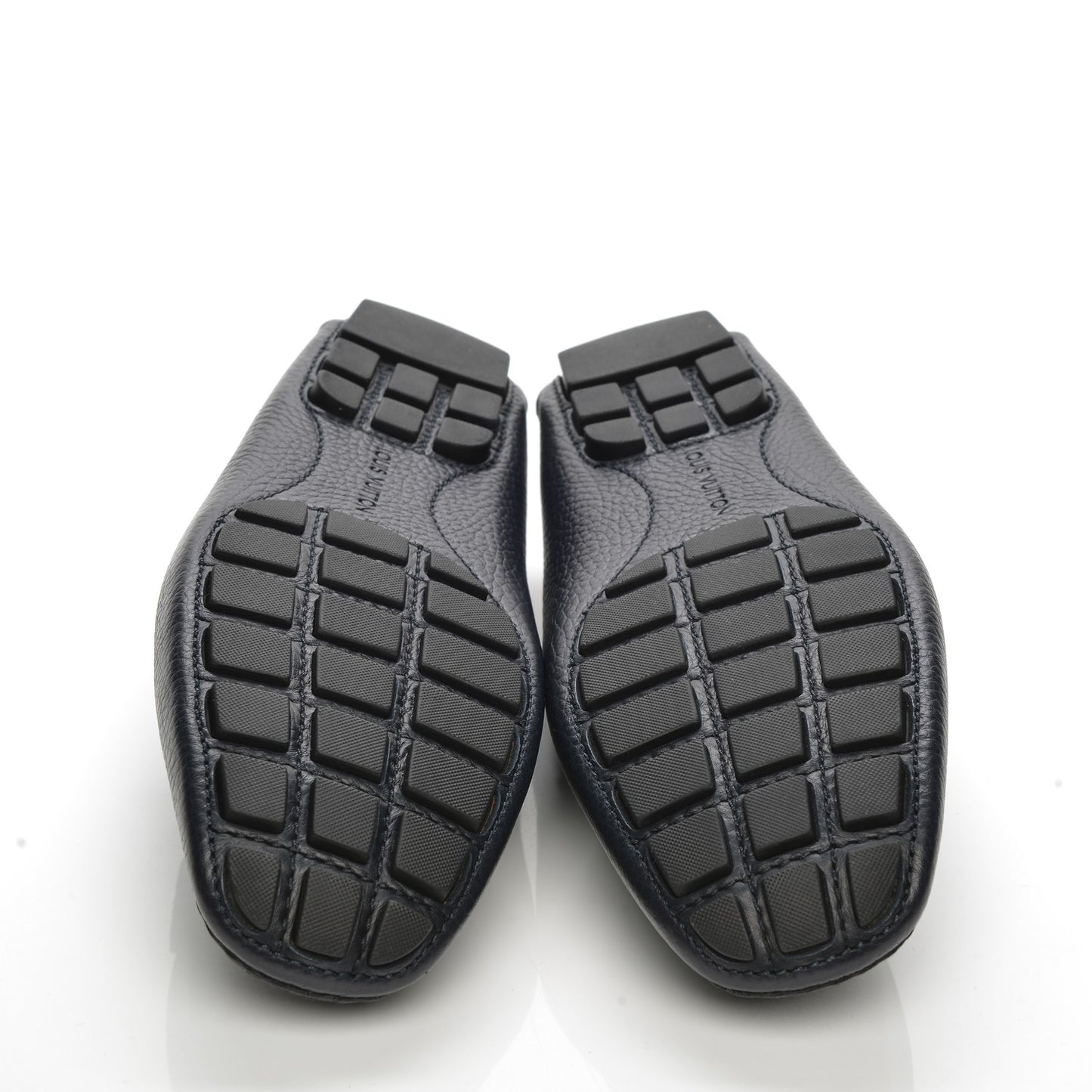 Calfskin Monte Carlo Moccasin Loafers 9 Navy