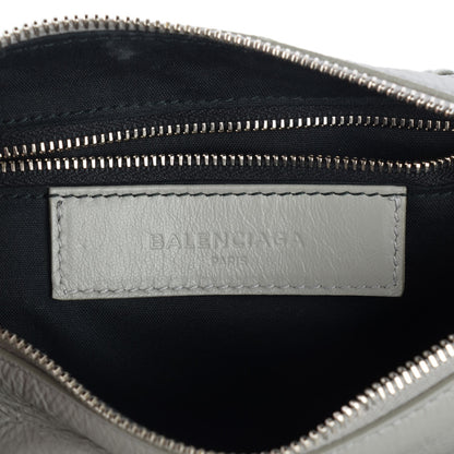 Balenciaga Matte Goatskin Rubber Covered Classic Hardware Mini Twiggy Gris Glace 7 of 9