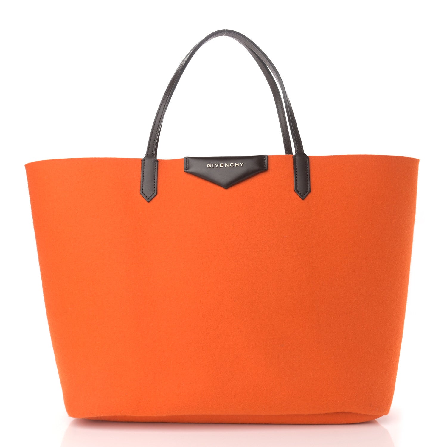 Givenchy Wool Large Antigona Tote Orange 3 of 11