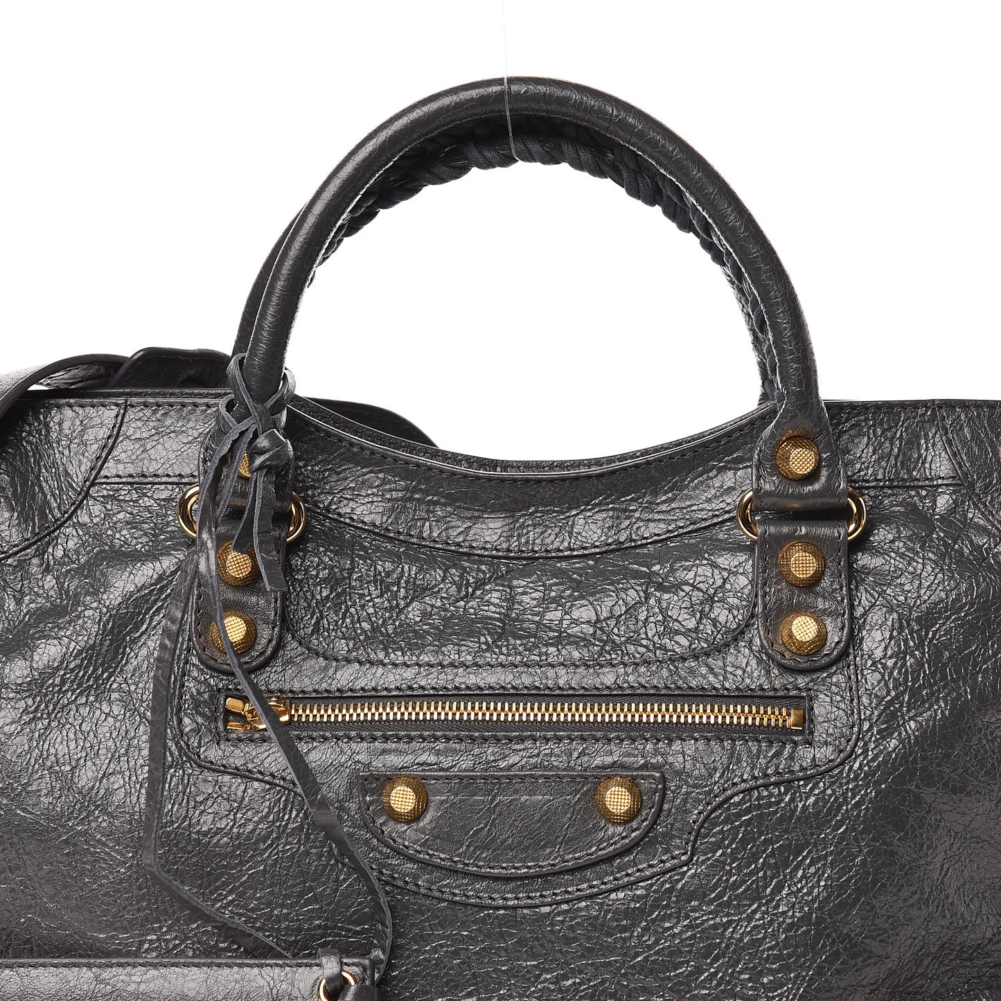 Agneau Giant 12 Gold Hardware City Gris Fossile