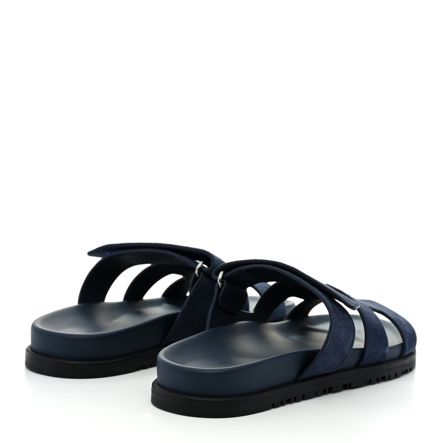 Suede Goatskin Womens Chypre Sandals 38 Bleu Celeste