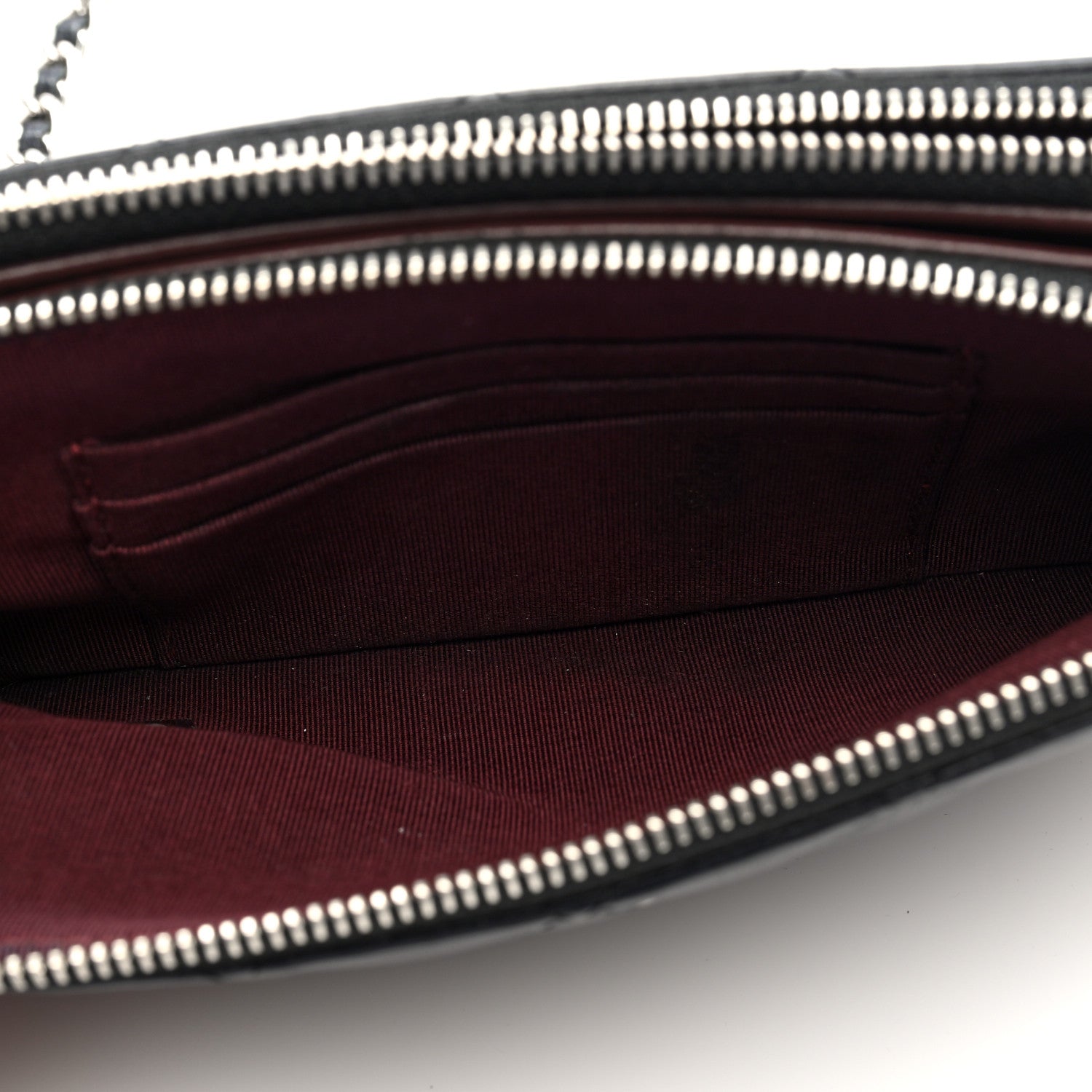 Chanel Lambskin Quilted Small Clutch With Chain Black 7 of 13