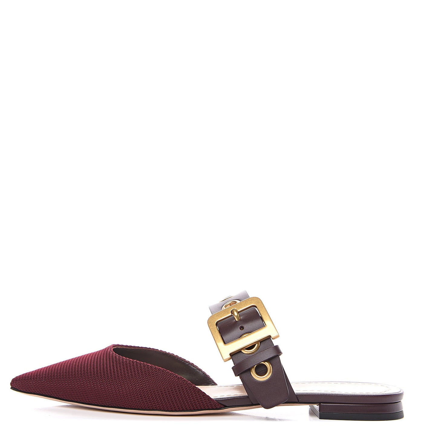 Technical Fabric D-Dior Mule 39.5 Rouge