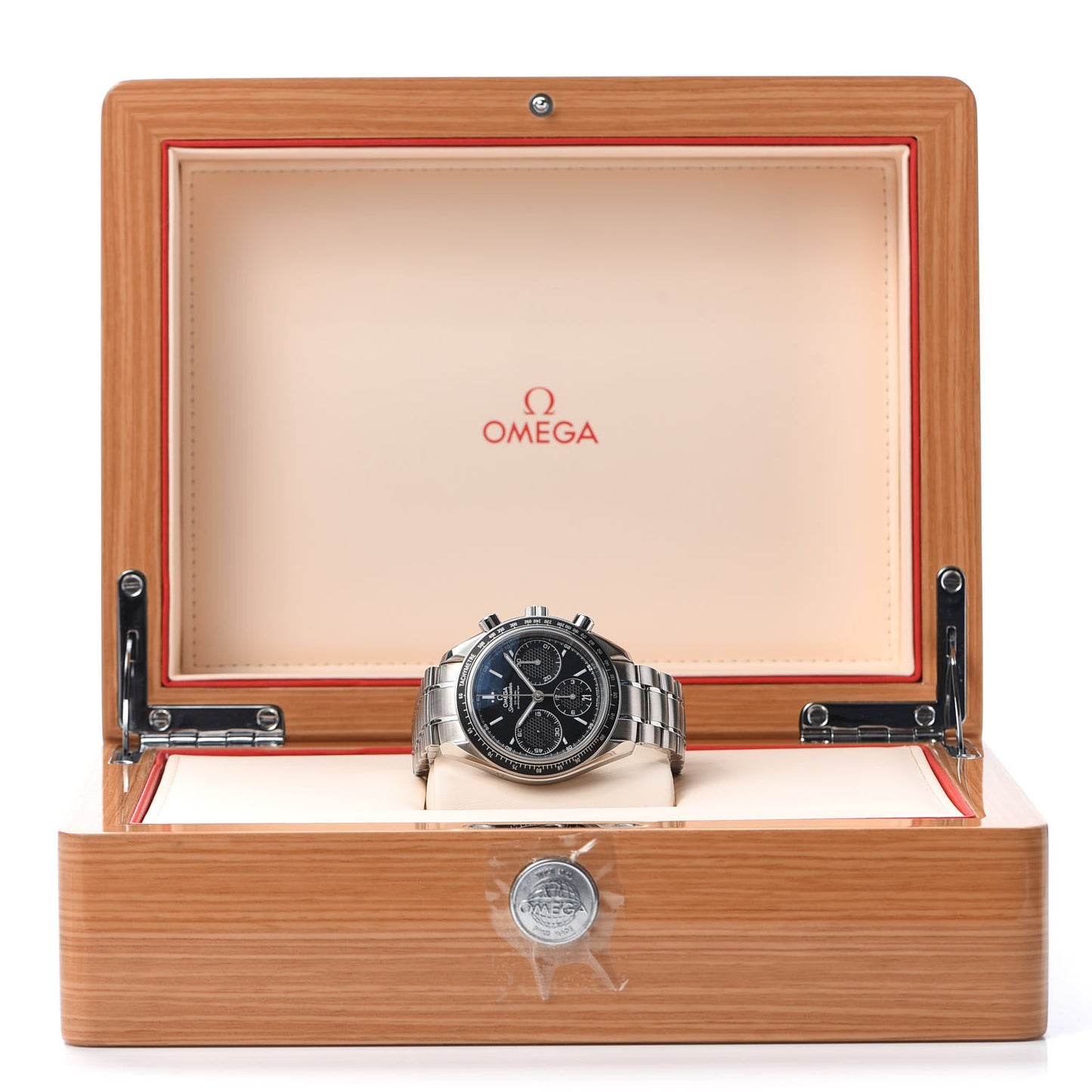 Stainless Steel 40mm Speedmaster Racing Co-Axial Chronograph Automatic Watch Black 326.30.40.50.01.001