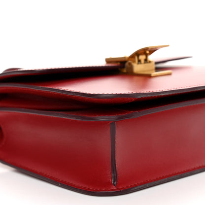 Celine Box Calfskin Teen Classic Box Flap Bag Red 9 of 10