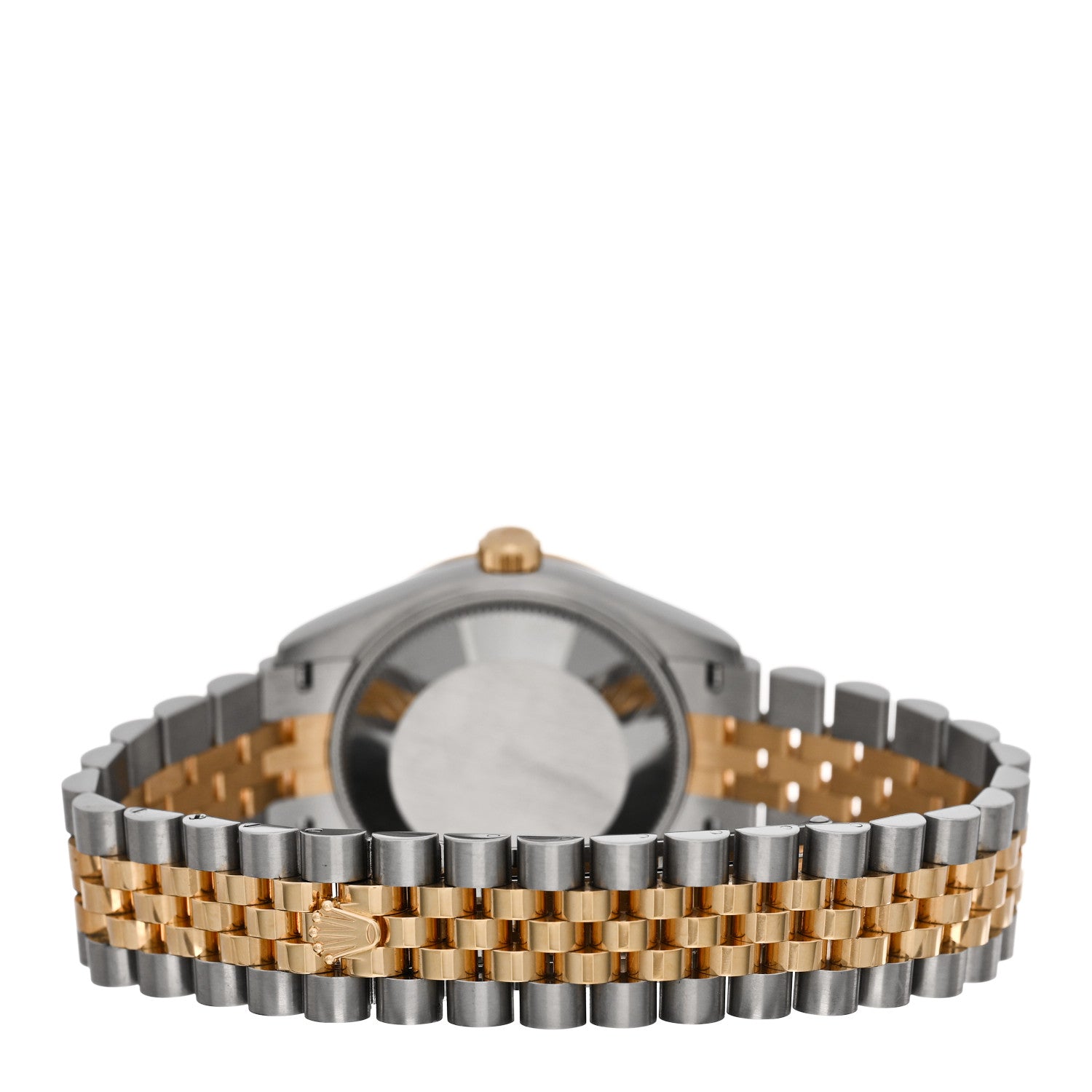 Rolex Stainless Steel 18K Yellow Gold Diamond Black Mother of Pearl 31mm Oyster Perpetual Datejust Watch 278273 3 of 5