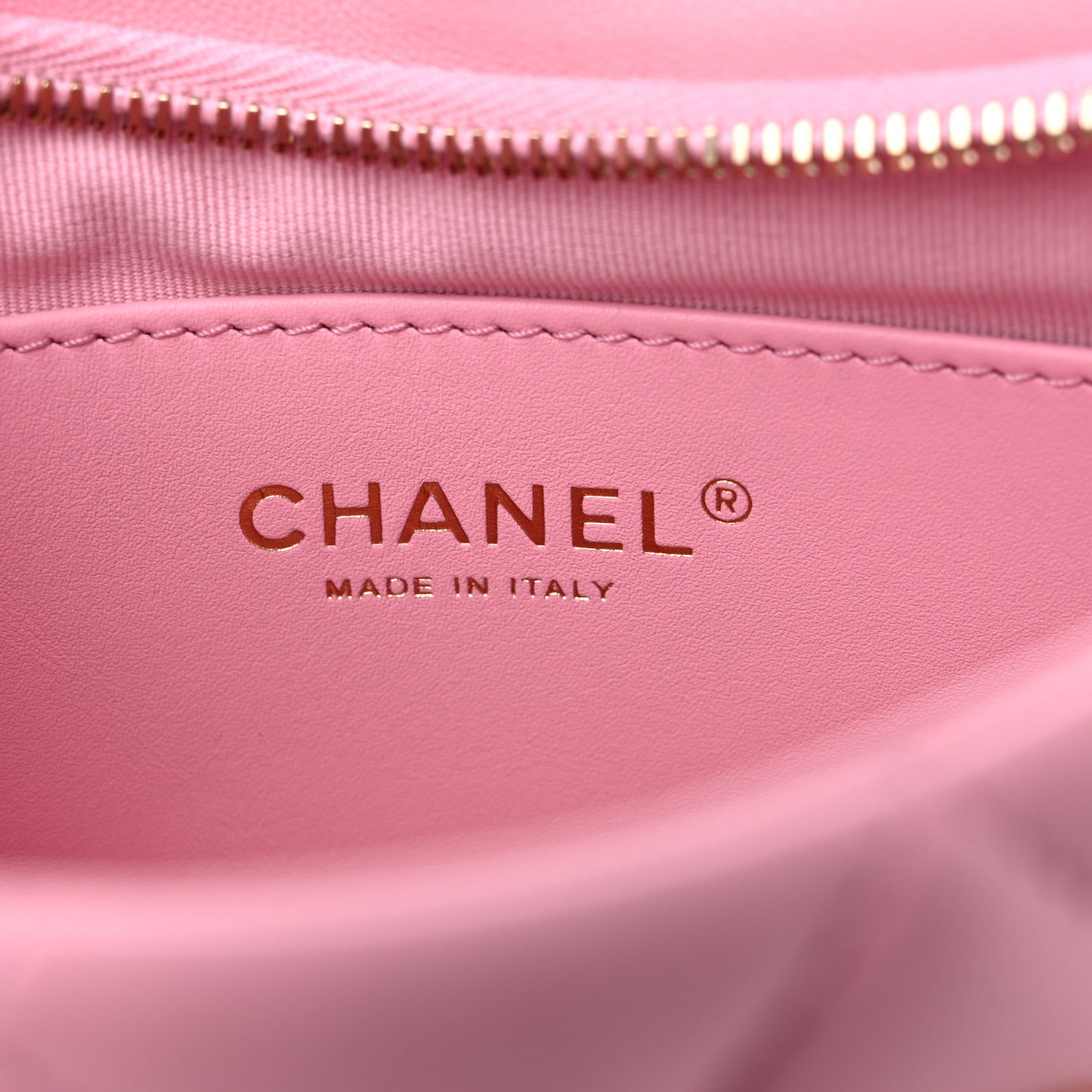 Lambskin Quilted CC Links Hobo Light Pink