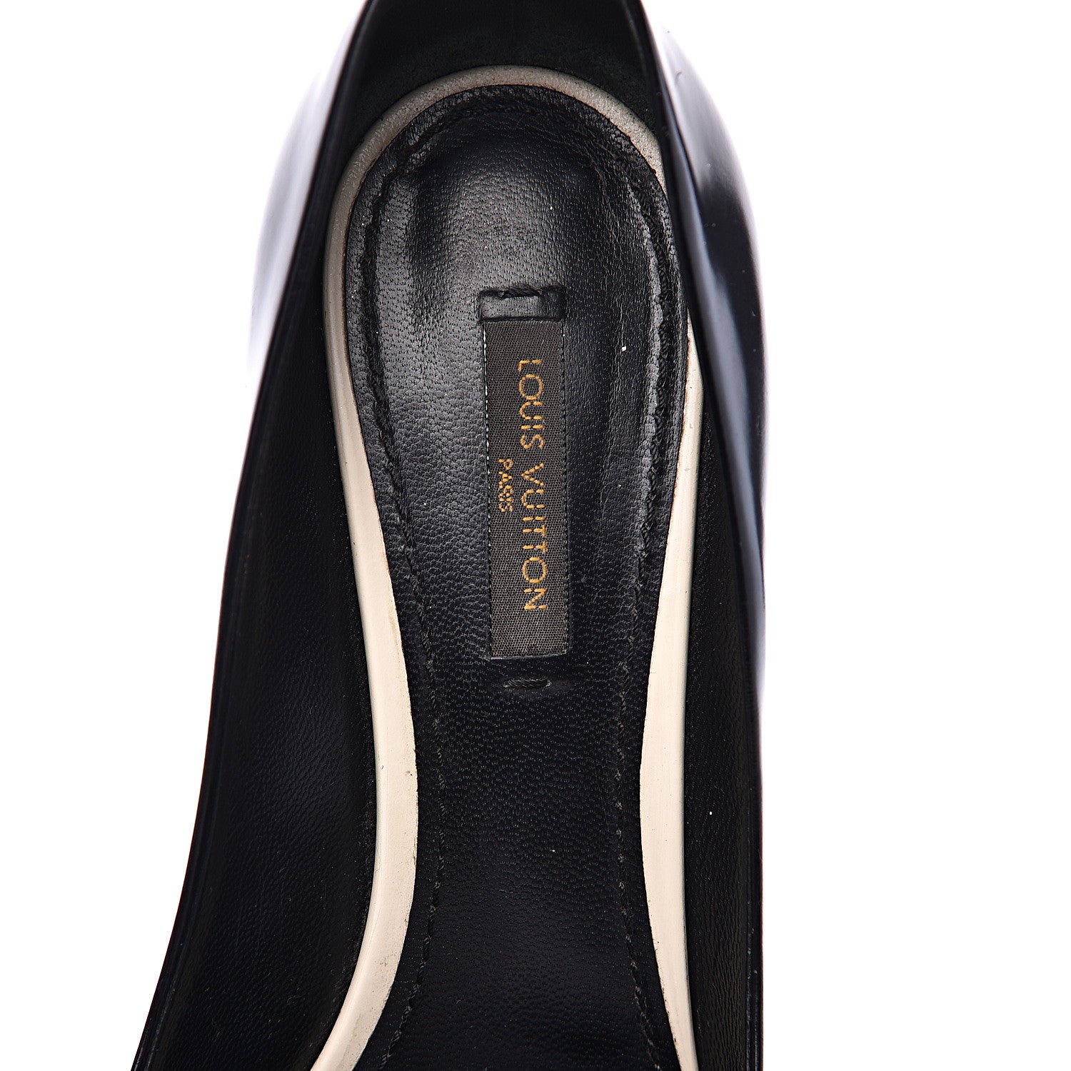 Louis Vuitton Calfskin Eyeline Pumps 37.5 Black 6 of 13