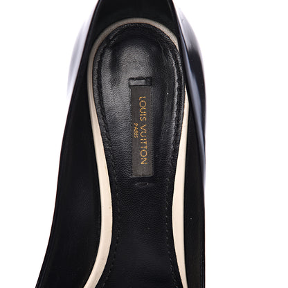 Louis Vuitton Calfskin Eyeline Pumps 37.5 Black 6 of 13