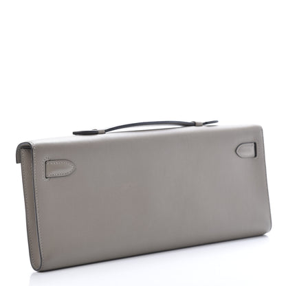 Hermes Swift Kelly Cut Clutch Pochette Gris Asphalt 3 of 10